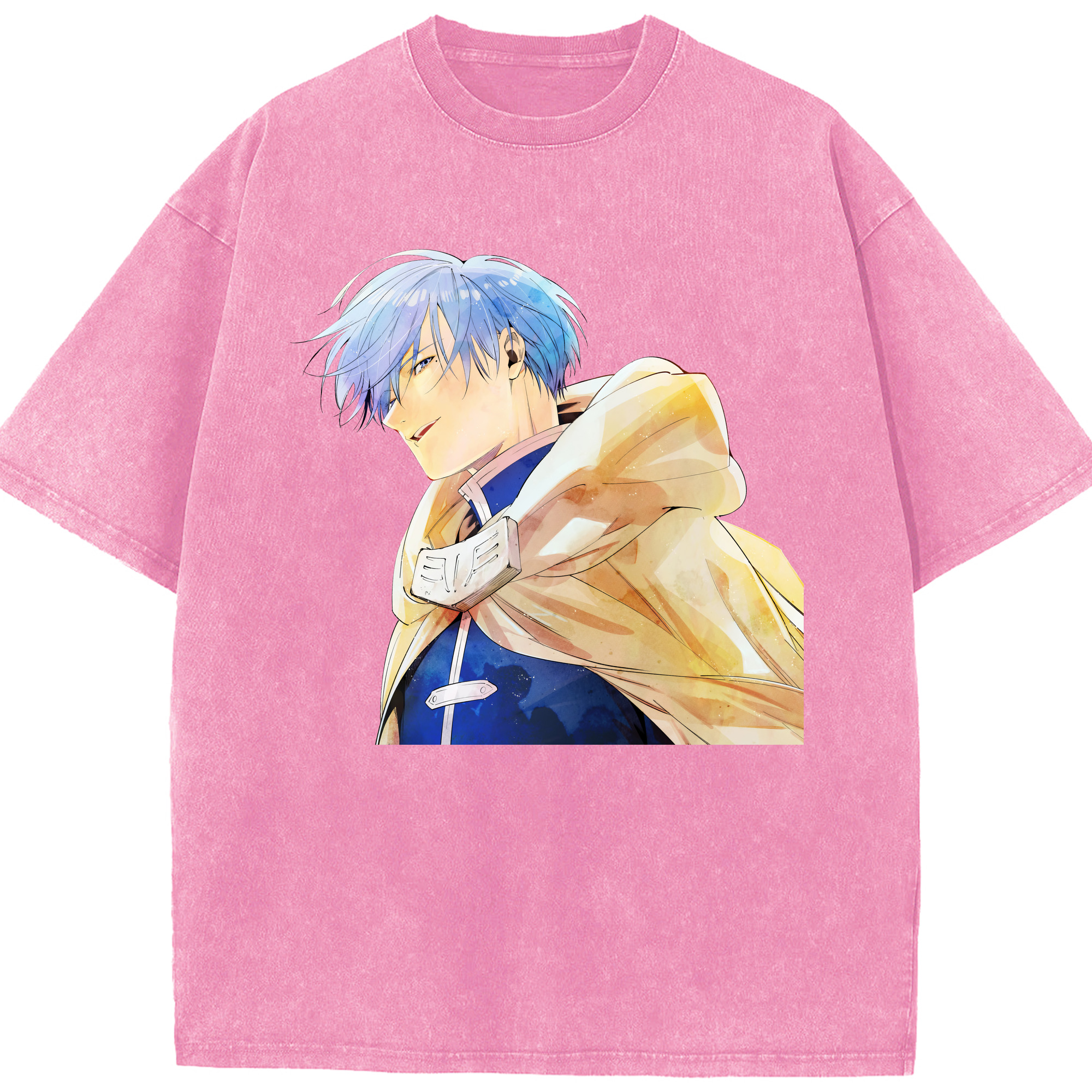 （画像用） 葬送のフリーレン Frieren 綿100% ヴィンテージ風 半袖Tシャツ（フロントプリント）